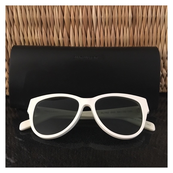 Yves Saint Laurent Sunglasses—White Frames w/Case - Picture 11 of 13